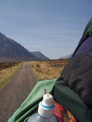 The Highlands behind